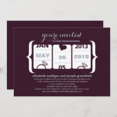 Trouw Uitnodiging Fruitautomaat (Voorkant / Achterkant)