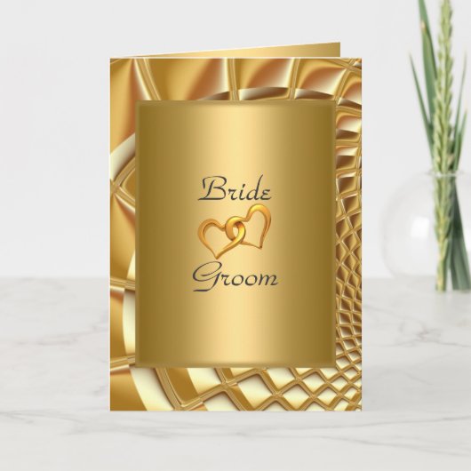 Trouw Uitnodiging Goud (Voorkant)