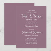 Trouw Uitnodiging met Chic Lettertype (Voorkant / Achterkant)