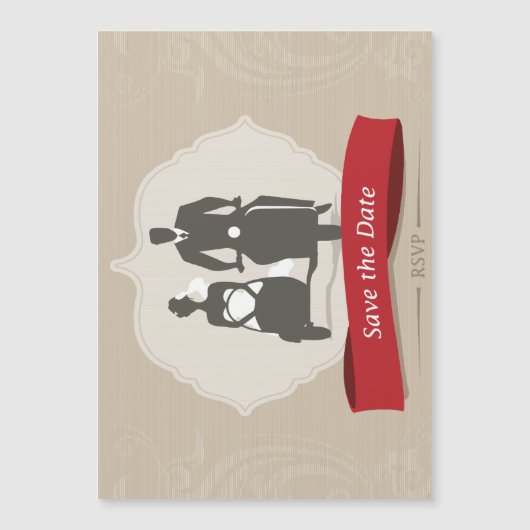 Trouw Uitnodiging V.02 Magnetische Uitnodiging (Voorkant)