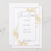 Trouw Uitnodiging Verloving (Voorkant / Achterkant)