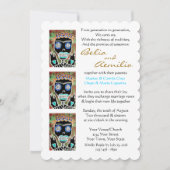 Trouw Uitnodiging Voodoo Koningin Suiker Schedel E (Voorkant)