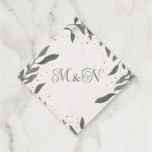 Trouw Uitnodigingen Eenvoudig Modern Trendsettend  Bedankjes Labels (Achterkant)