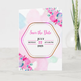 Trouw uitnodigingskaart gevouwen vakantiekaart feestdagen kaart