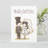 Trouw Uitnodigingskaart Kaart (Staand voorkant)