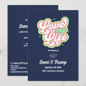 Trouw Uitnodigingskaart Kaart (Voorkant / Achterkant)