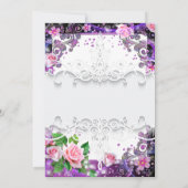 trouw uitnodigingskaart kaart (Achterkant)