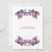 Trouw uitstel Bloemen Boeket Bewaar de Datum Feestdagenkaart (Achterkant)