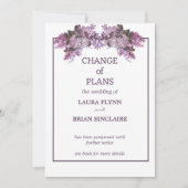 Trouw uitstel Bloemenboeket Bewaar de Datum Feestdagenkaart (Voorkant)