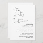 Trouw Uitvlucht, Het Feest Gaat Door Kaart (Voorkant / Achterkant)