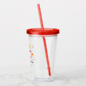 Trouw val in liefde acryl drinkbeker (Links)