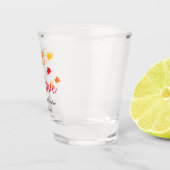Trouw val in liefde shot glas (Rechts)