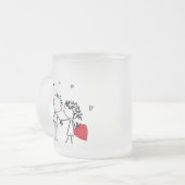 Trouw, Valentijnsdag Matglas Koffiemok (Voorkant links)