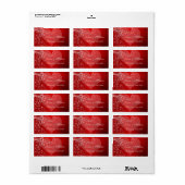 Trouw, Valentijnsdag  Wijn / Waterlabels Etiket (Full Sheet)