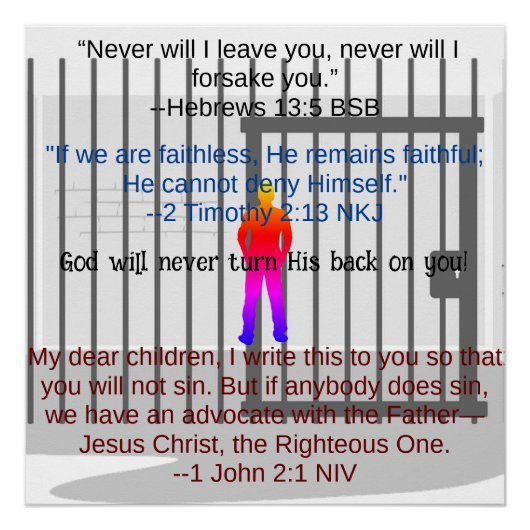 Trouw van Gods Poster (Voorkant)