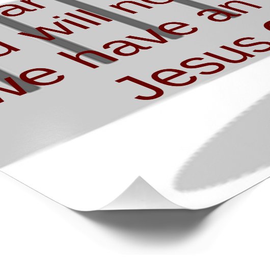 Trouw van Gods Poster (Hoek)