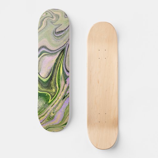 Trouw van jou 1 Kosteloos Vorm Groene Skateboard D (Voorkant)