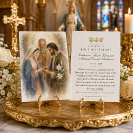 Trouw van Maria en Jozef Heilige Huwelijk Visitekaartje