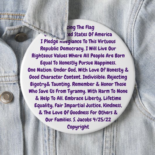 trouw van niveau 10e rang ronde button 6,0 cm (In situ)