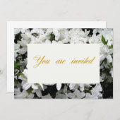 Trouw-, verjaardags-, jubileumuitnodiging kaart (Voorkant / Achterkant)