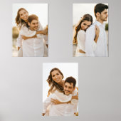 Trouw Verloofde Koppel Foto's Muurkunst Sets (Voorkant)