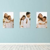 Trouw Verloofde Koppel Foto's Muurkunst Sets (Houten vloer)