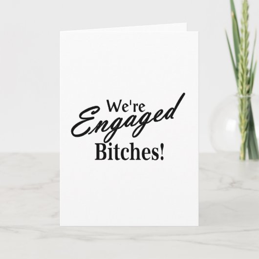 Trouw Verloving Aankondiging (Voorkant)