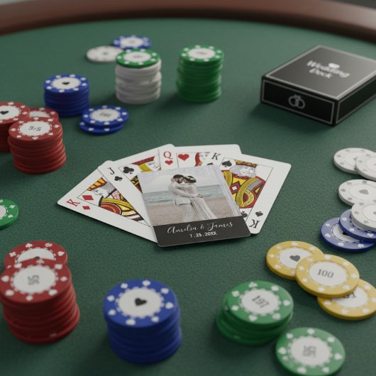 Trouw Verlovingsfoto Datum Pokerkaarten