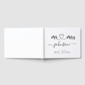 Trouw Verlovingshart Meneer Mevrouw Persoonlijke N Gastenboek (Volledig)