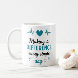 Trouw verpleegster Inspirerend verpleegster cadeau Koffiemok