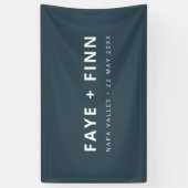 Trouw Vinyl Banner | Ontvangst Achtergrond Bord (Verticaal)