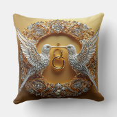 Trouw Vogels Kussen (Achterkant)