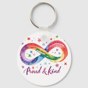 Trouw & Vriendelijk Regenboog Oneindigheid Design Sleutelhanger