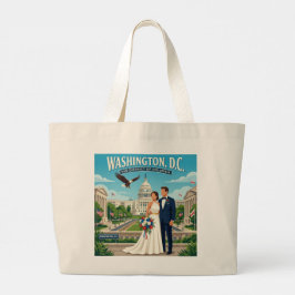Trouw Washington, D.C. Grote Tote Bag