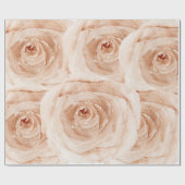 Trouw waterverfrozen moderne beige feest cadeaupapier (Vlak)