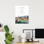 Trouw Welkom Bord Florence Italië Poster (Thuiskantoor)