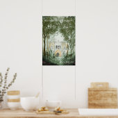 Trouw Welkom Bord Kasteel Dromen Poster (Keuken)