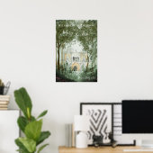 Trouw Welkom Bord Kasteel Dromen Poster (Thuiskantoor)