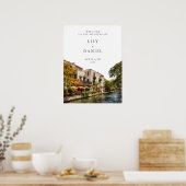 Trouw Welkom Bord San Antonio Poster (Keuken)