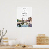Trouw Welkom Bord Sevilla Spanje Poster (Keuken)