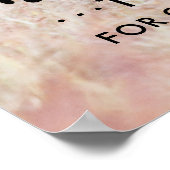 Trouw Welkom Eenvoudig Modern Zwart Schrift Foto Poster (Hoek)