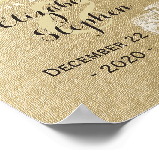 Trouw Welkom Receptie Metselaars Pot String Lichtj Poster (Hoek)