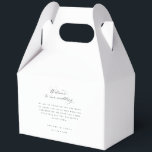 Trouw Welkom Weekend Hotel Reis Cadeau Box Bedankdoosjes<br><div class="desc">Onze huwelijksweekend hotelcadeaukisten zijn perfect om je gasten enkele benodigdheden voor hun verblijf te geven. Dit item maakt deel uit van onze Goldie-collectie G100, bekijk onze winkel voor bijpassende producten.</div>