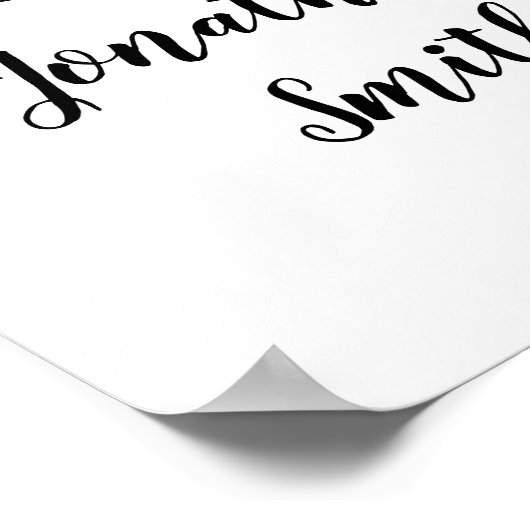 Trouw welkomstbord boho chic marsala bloem poster (Hoek)