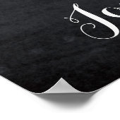 Trouw welkomstbord krijtbord bordeaux bloemen poster (Hoek)