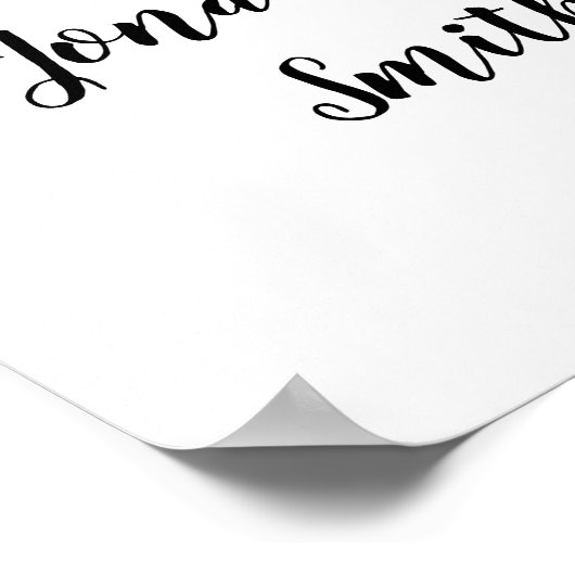 Trouw welkomstbord navy burgundy bloemenposter poster (Hoek)