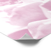 Trouw Welkomstbord Roze Rozen Poster (Hoek)