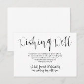 Trouw wensput op het platteland kaart (Voorkant / Achterkant)