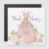 Trouw Wil je mijn bruidsmeisje zijn Watercolor (Voorkant / Achterkant)