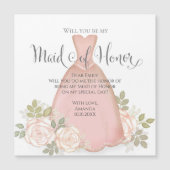Trouw Wil je mijn bruidsmeisje zijn Watercolor (Voorkant)